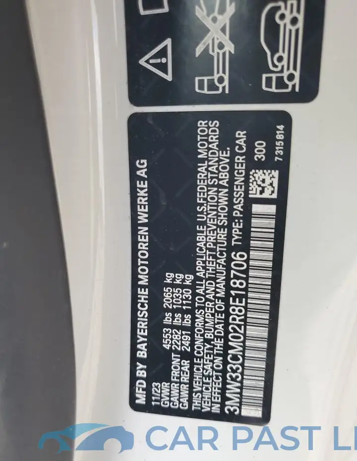 3MW33CM02R8E18706# 12
