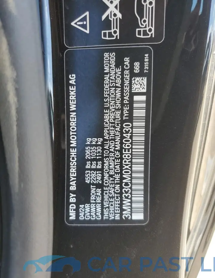 3MW33CM0XR8E60430# 13