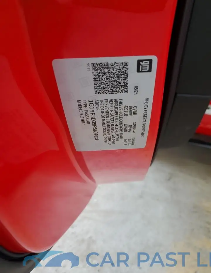 1G1YF3D39R5607031# 12