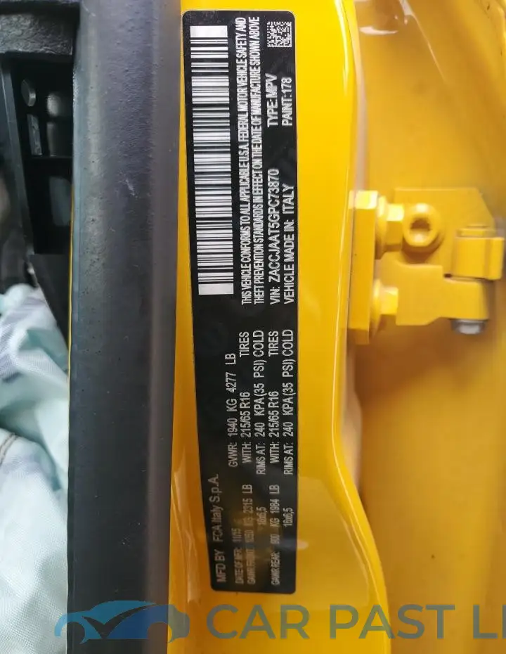 ZACCJAAT5GPC73870# 14