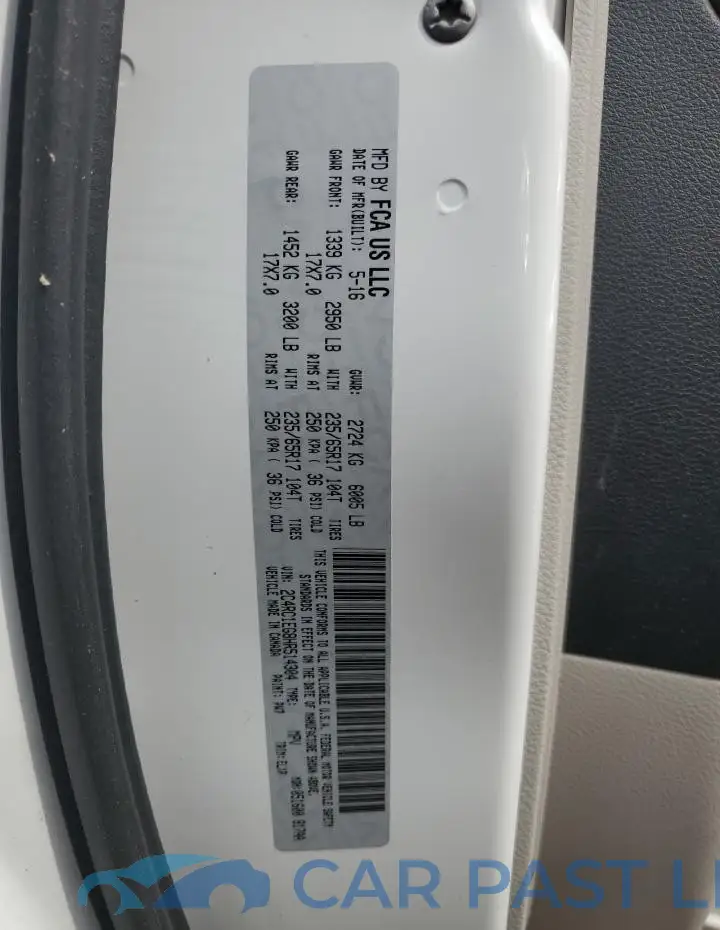 2C4RC1EG8HR514304# 13