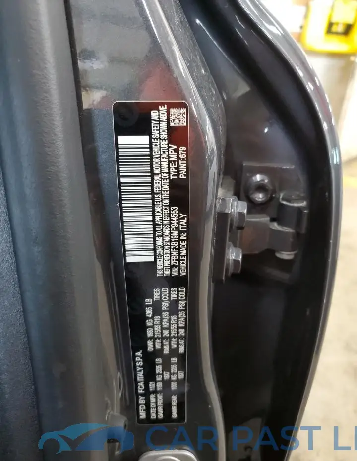 ZFBNF3B19MP944553# 14