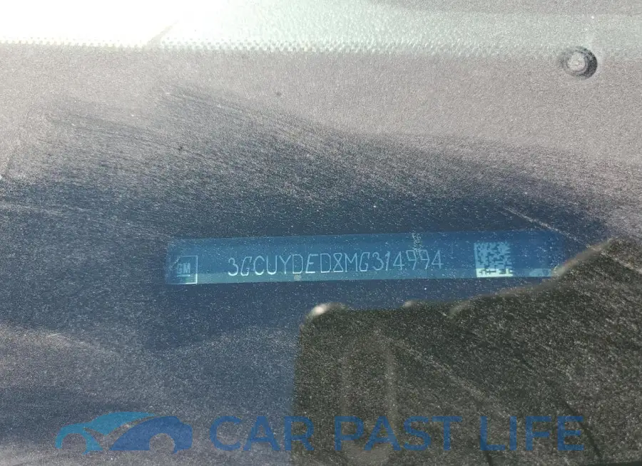 3GCUYDED8MG314994# 13
