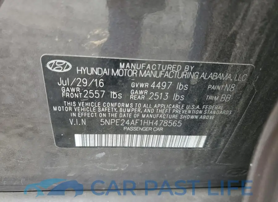 5NPE24AF1HH478565# 12