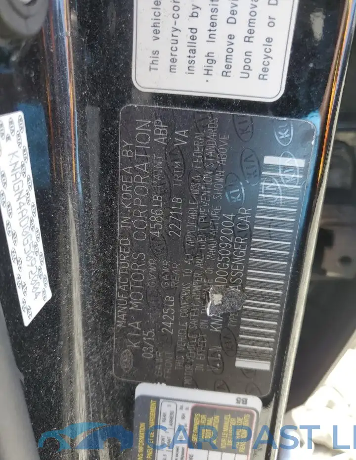 KNAGN4AD0G5092004# 12