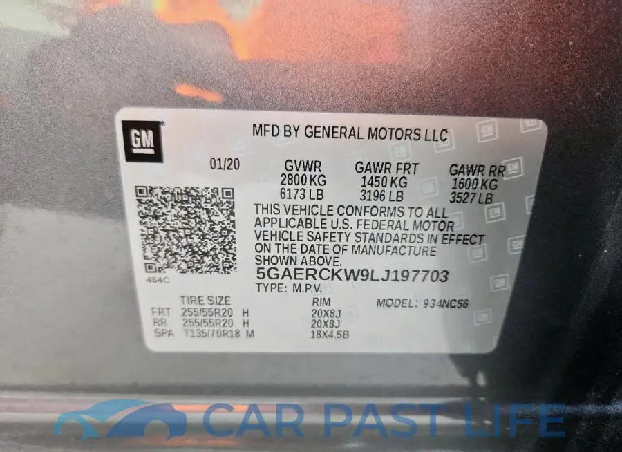 5GAERCKW9LJ197703# 14