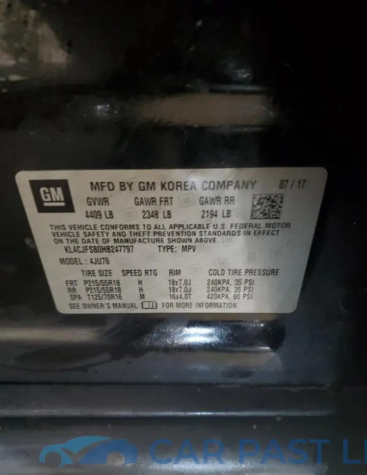 KL4CJFSB0HB247797# 13
