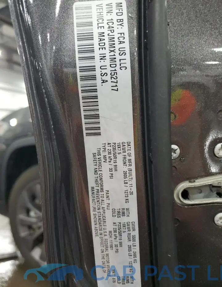 1C4PJMMX1MD152717# 13
