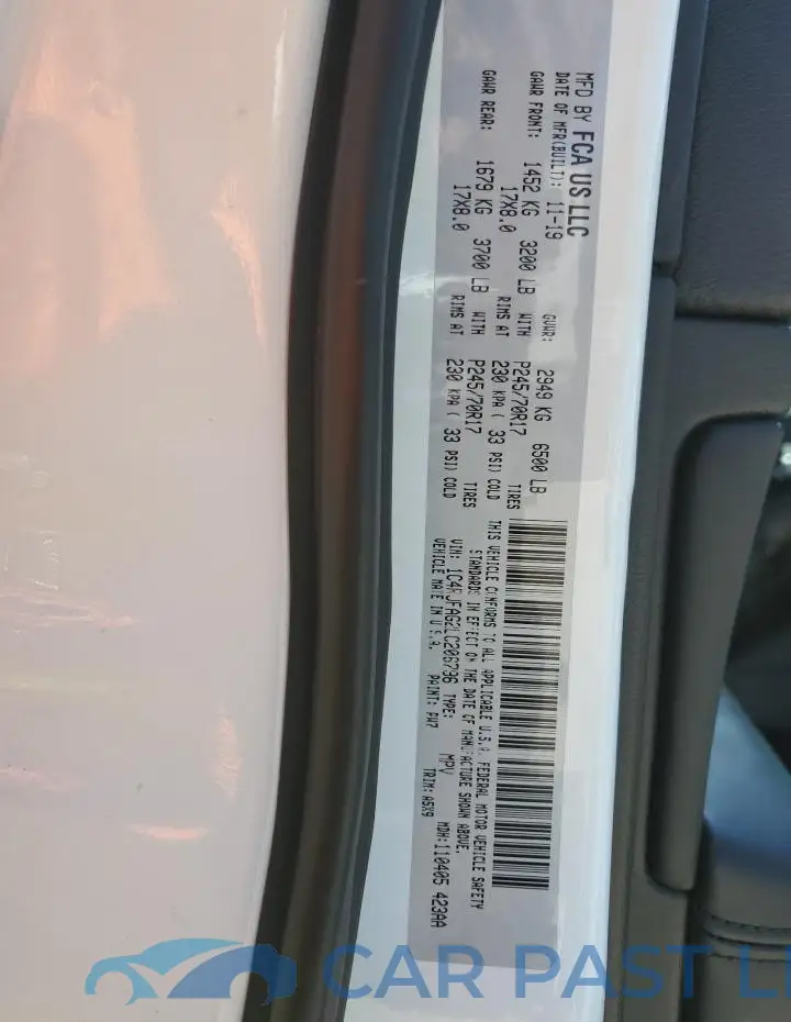 1C4RJFAG2LC206796# 13