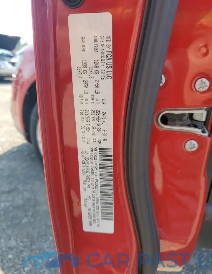 3C4PDCEG2GT178872# 13