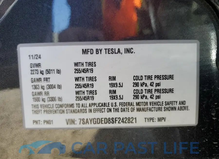 7SAYGDED8SF242821# 13