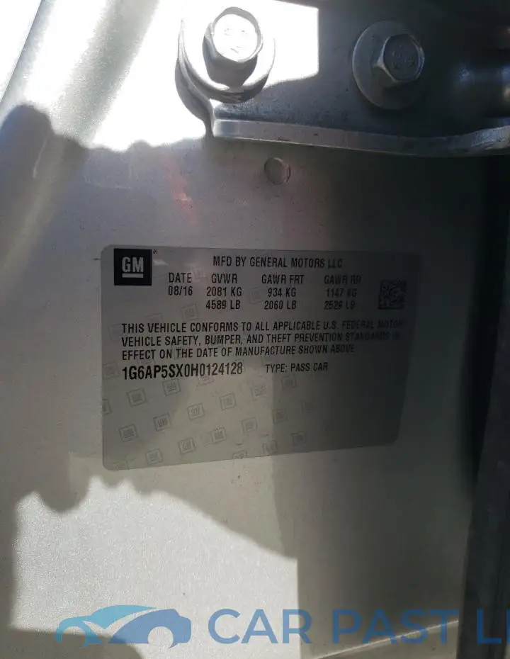 1G6AP5SX0H0124128# 12