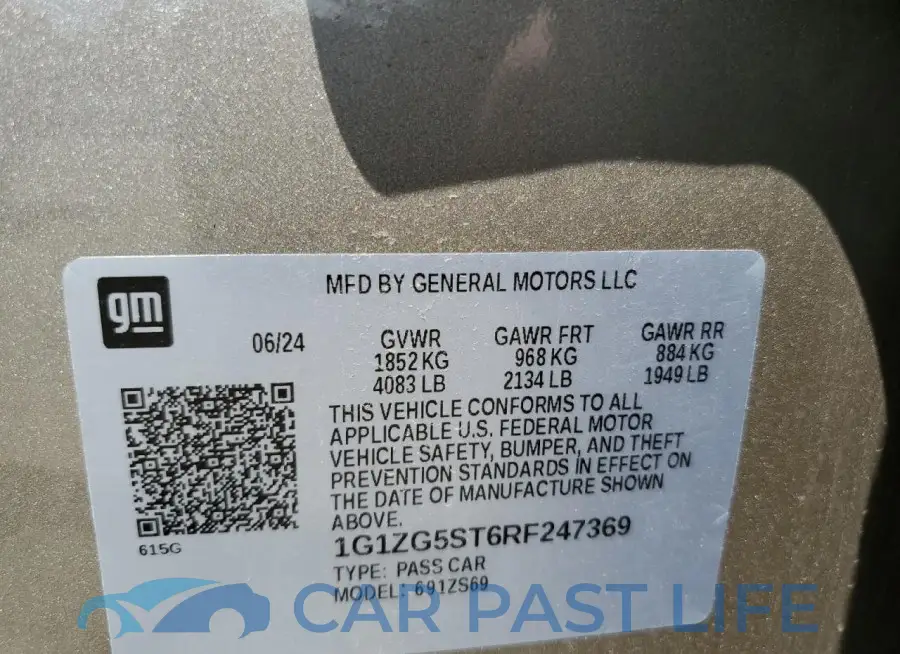 1G1ZG5ST6RF247369# 12