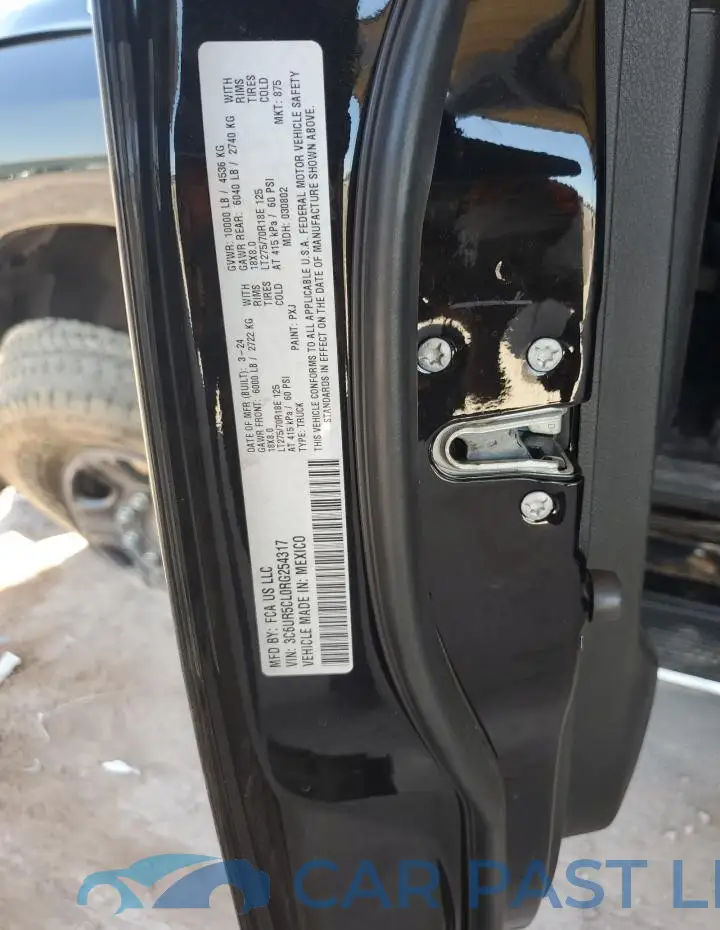3C6UR5CL0RG254317# 12