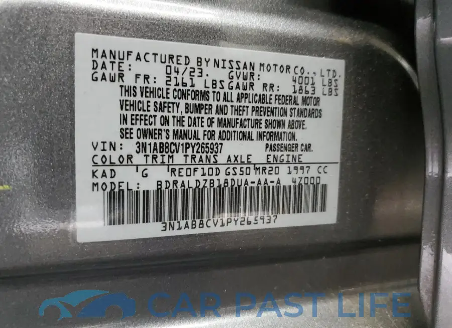 3N1AB8CV1PY265937# 13