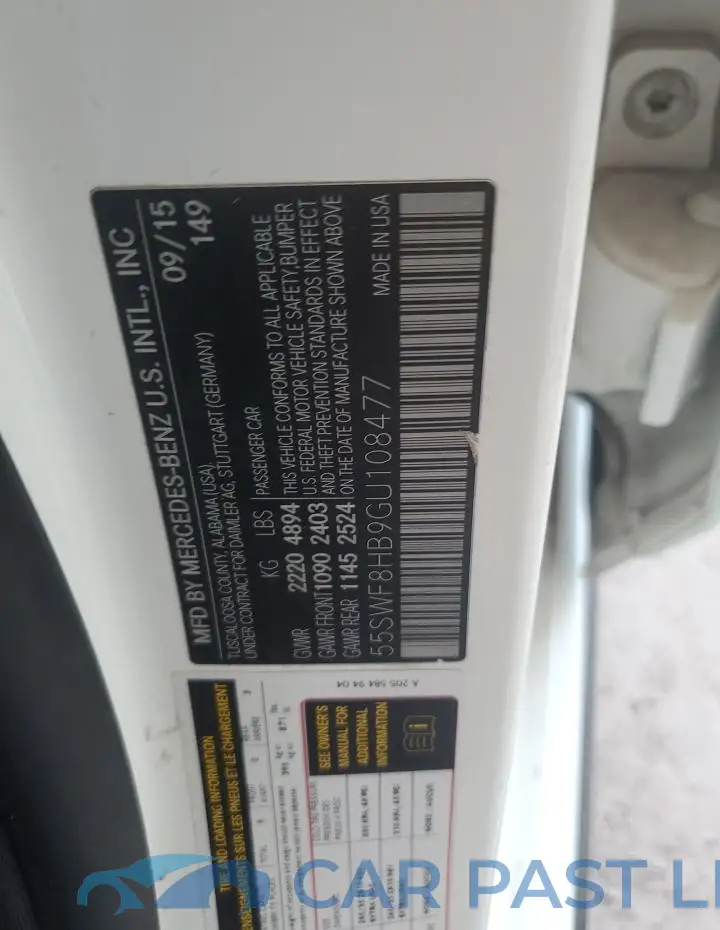 55SWF8HB9GU108477# 12