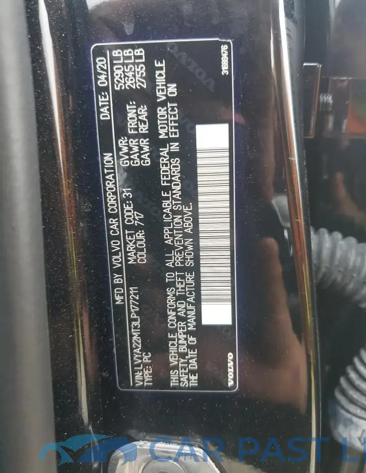 LVYA22MT3LP177211# 12