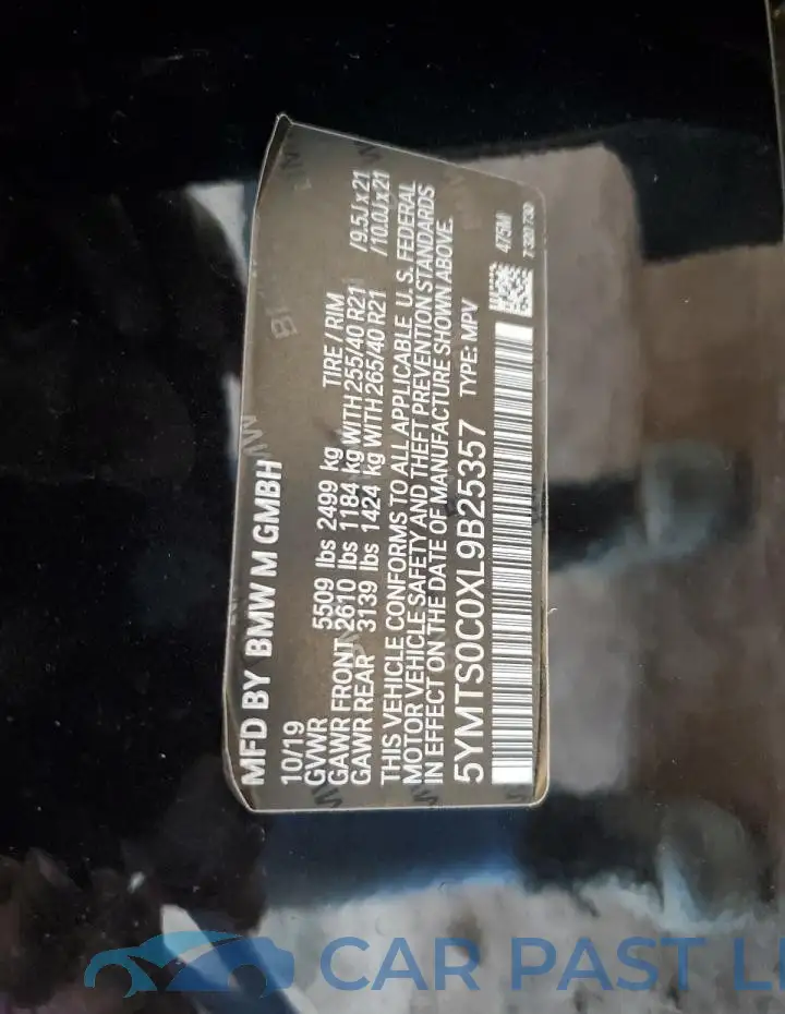 5YMTS0C0XL9B25357# 13