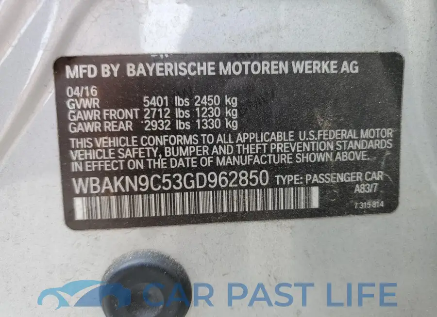 WBAKN9C53GD962850# 12