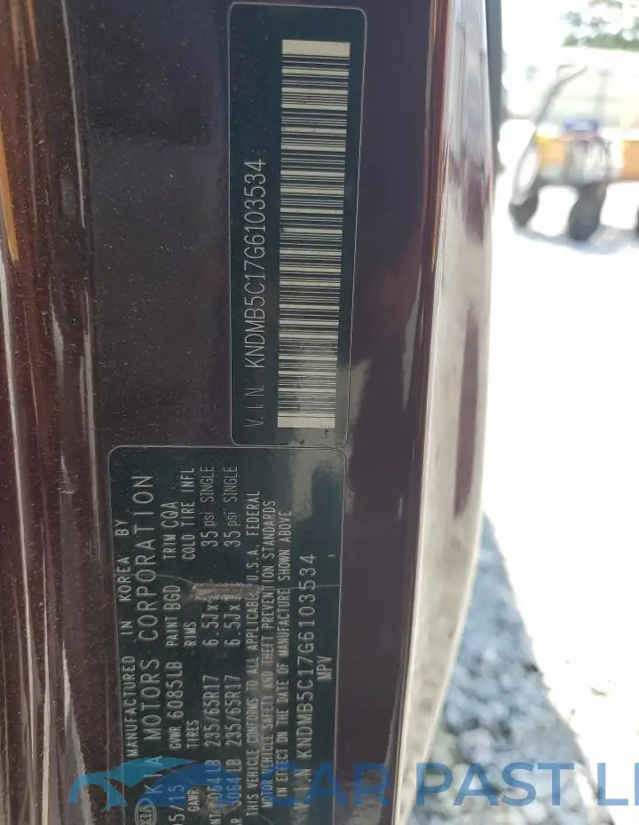 KNDMB5C17G6103534# 13