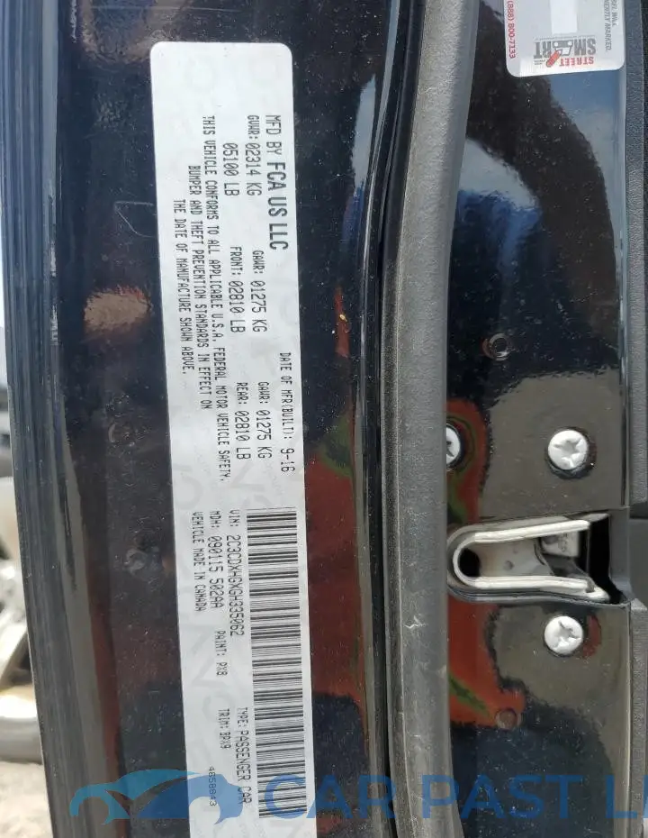 2C3CDXHGXGH335062# 12