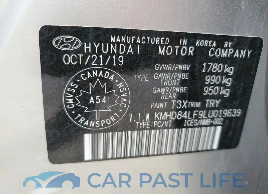 KMHD84LF9LU019639# 13