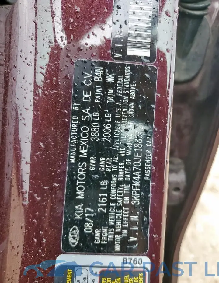 3KPFK4A70JE188342# 12