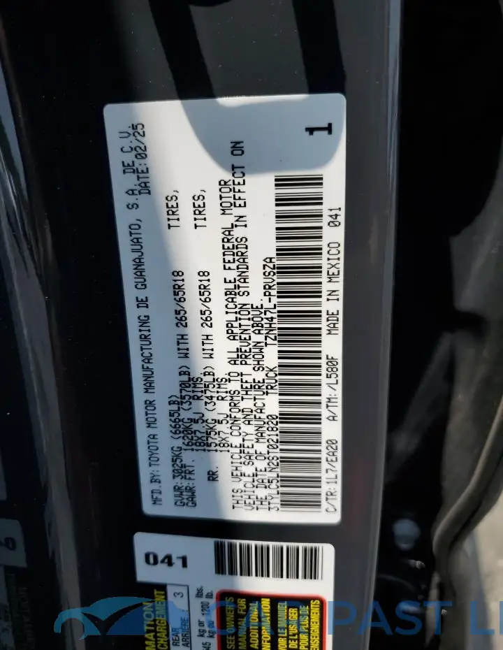 3TYLC5LN2ST021820# 12