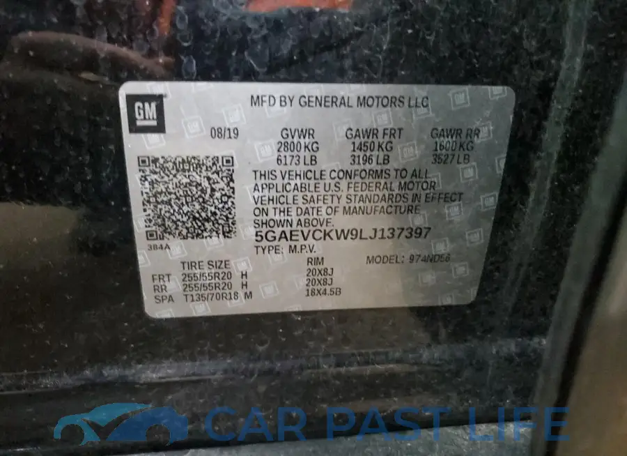 5GAEVCKW9LJ137397# 13