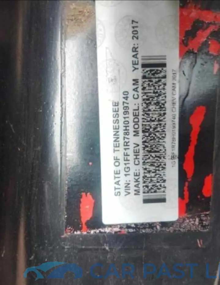1G1FF1R78H0199740# 10