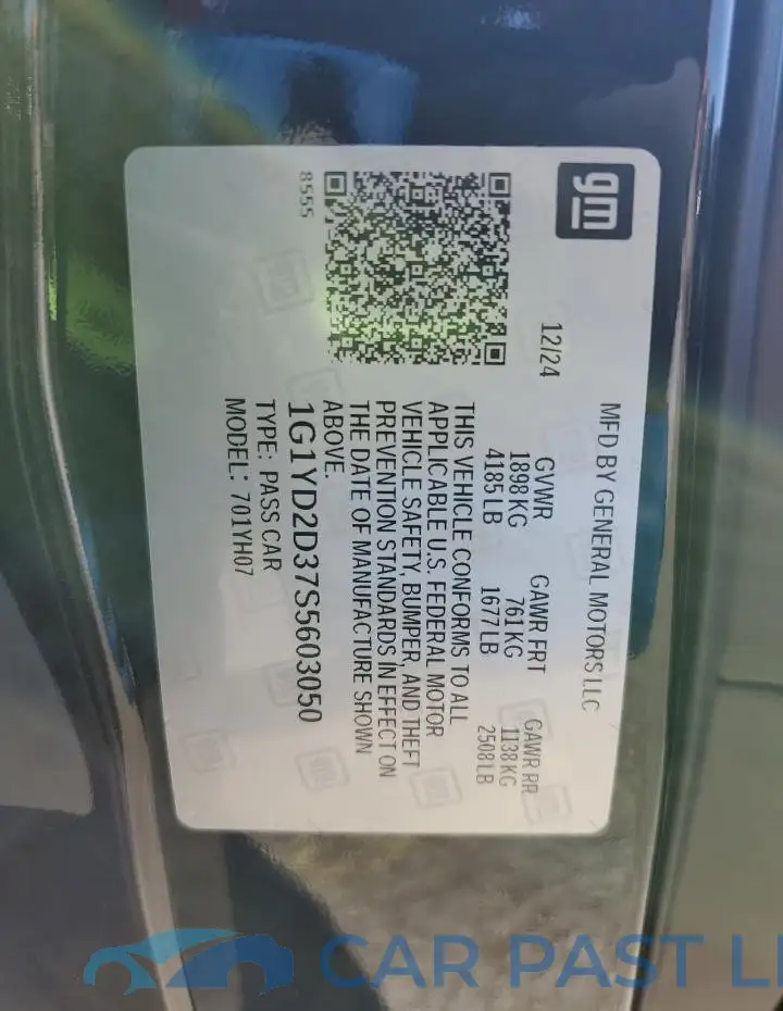 1G1YD2D37S5603050# 13