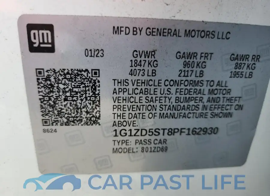 1G1ZD5ST8PF162930# 13