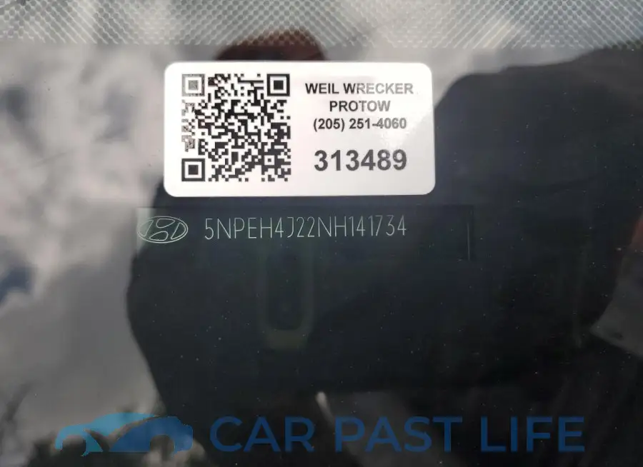 5NPEH4J22NH141734# 12