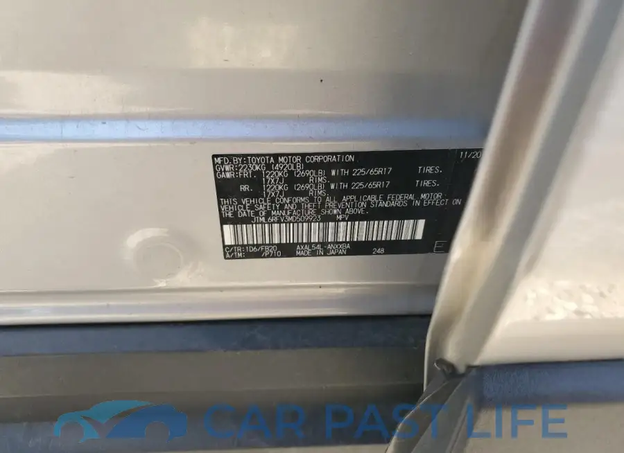 JTML6RFV3MD509923# 13