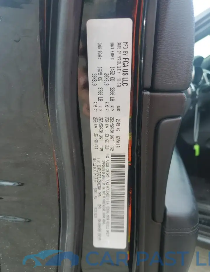 1C4RJFAG9JC500340# 14