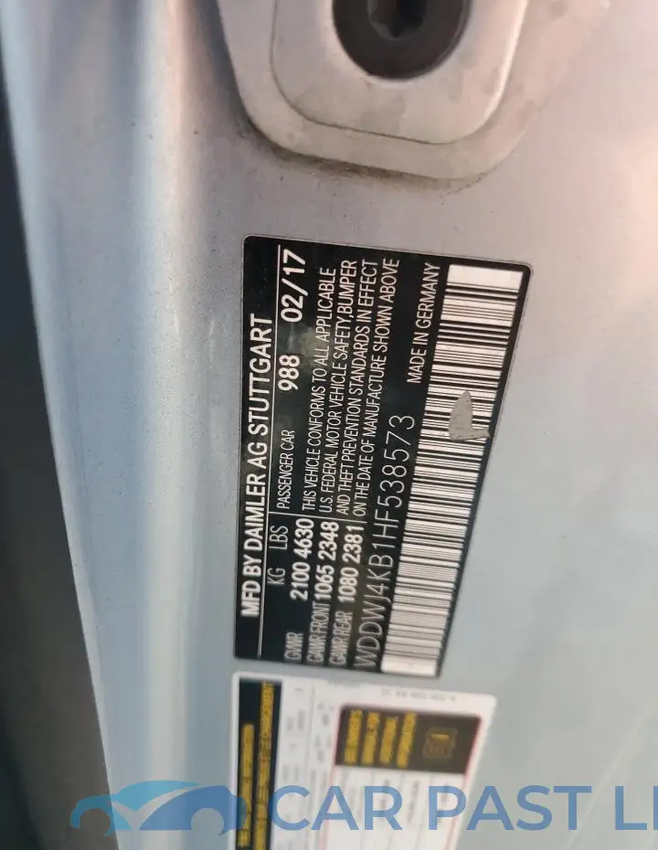 WDDWJ4KB1HF538573# 12
