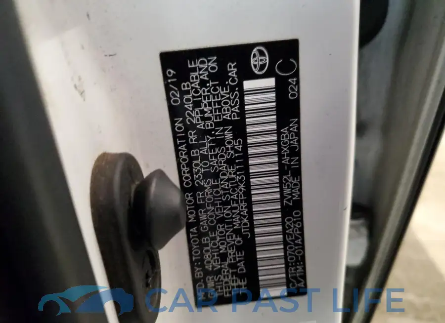 JTDKARFP9K3111145# 12
