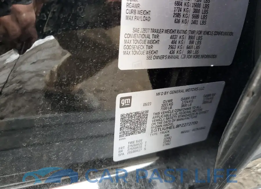1GTUUHEL8PZ272700# 12
