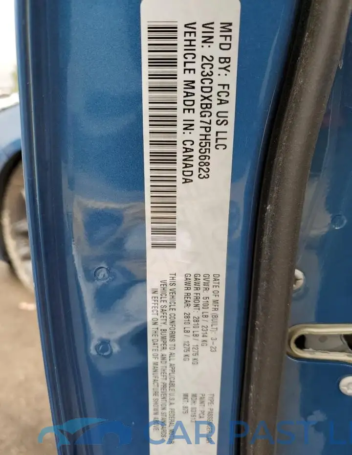 2C3CDXBG7PH556823# 13