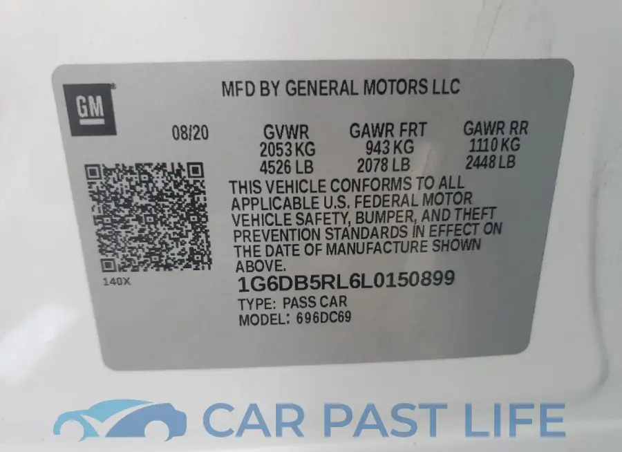 1G6DB5RL6L0150899# 12