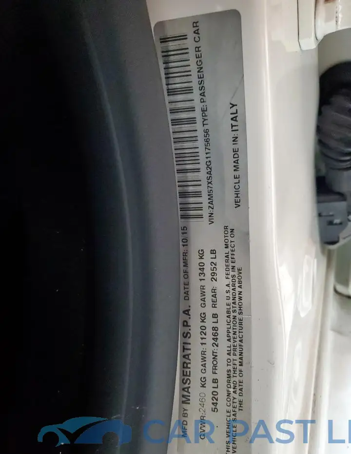 ZAM57XSA2G1175656# 12