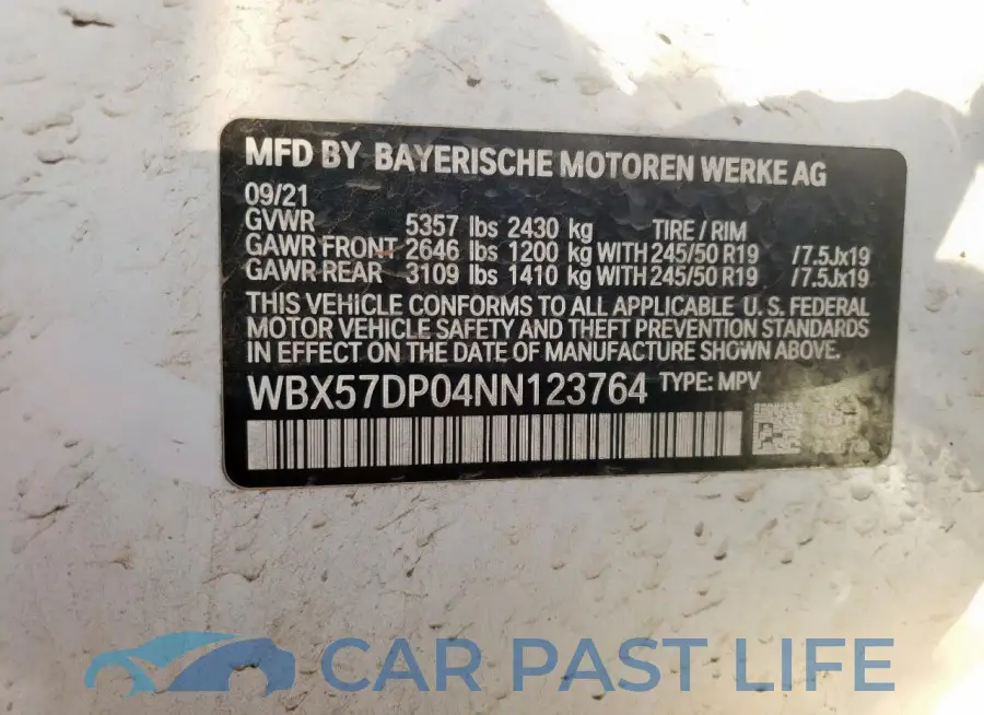 WBX57DP04NN123764# 12