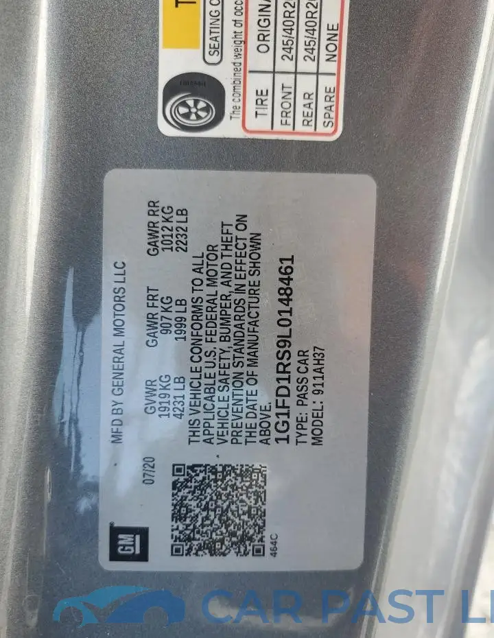 1G1FD1RS9L0148461# 13
