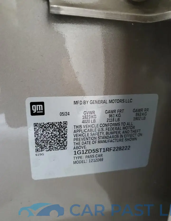 1G1ZD5ST1RF228222# 12
