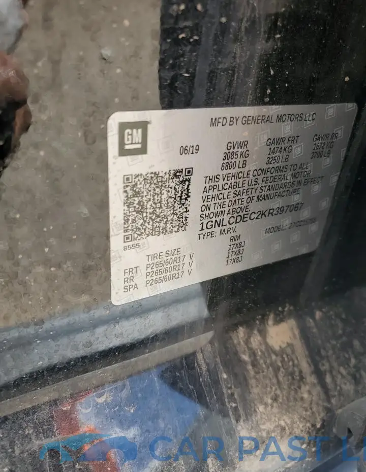 1GNLCDEC2KR397067# 13