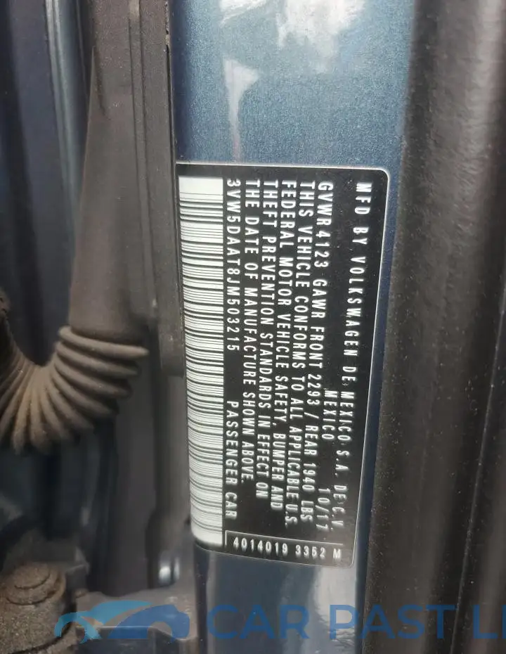 3VW5DAAT8JM503215# 12