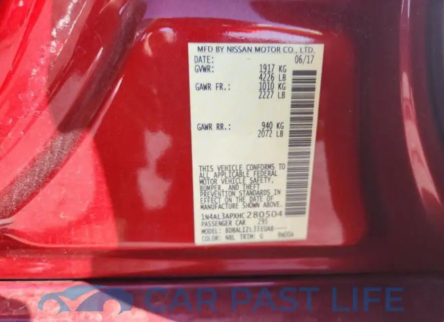 1N4AL3APXHC280504# 13