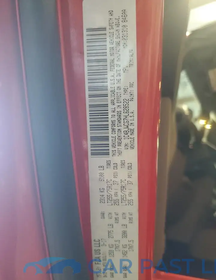 1C4BJWCG7HL628522# 14