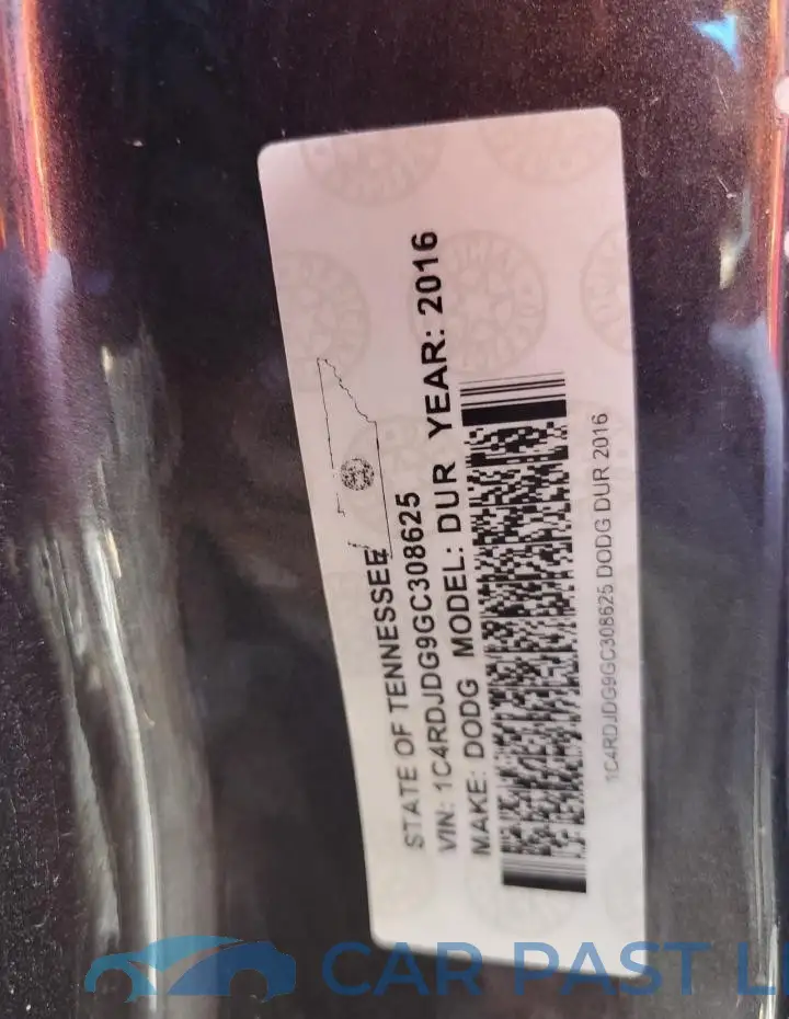 1C4RDJDG9GC308625# 13