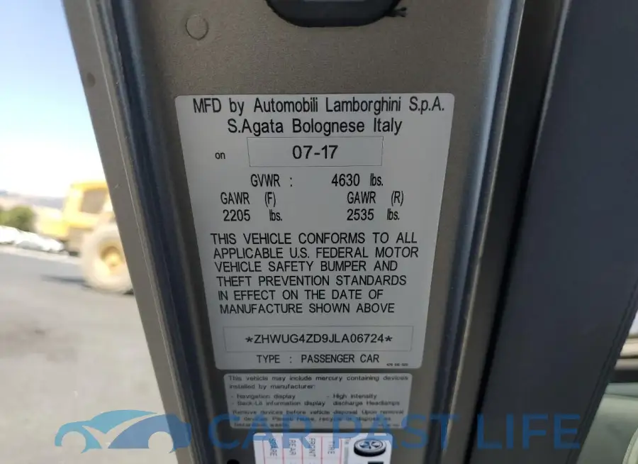 ZHWUG4ZD9JLA06724# 12